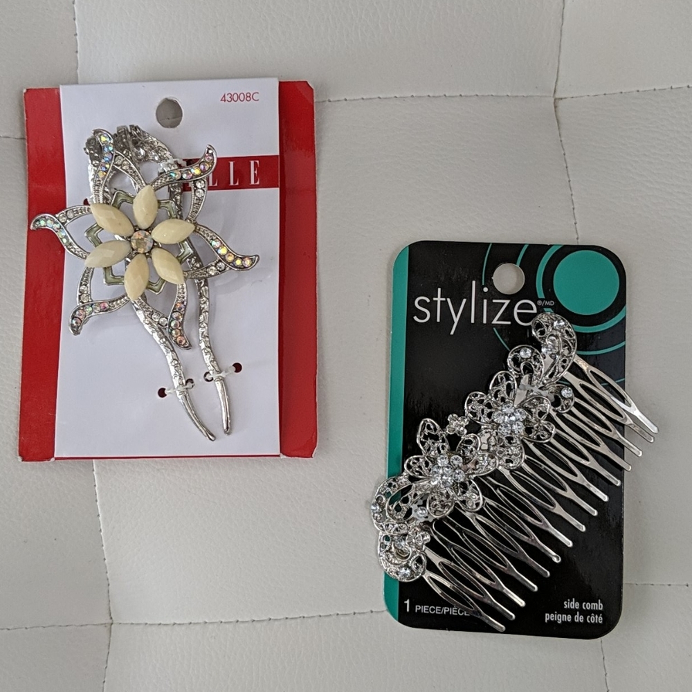 Elle hair barrette and Stylize side comb